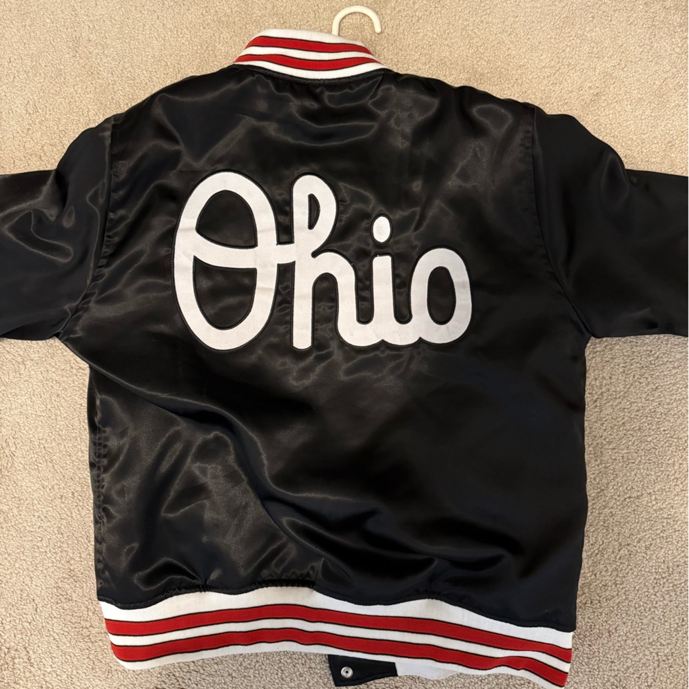Ohio Black Satin Jacket